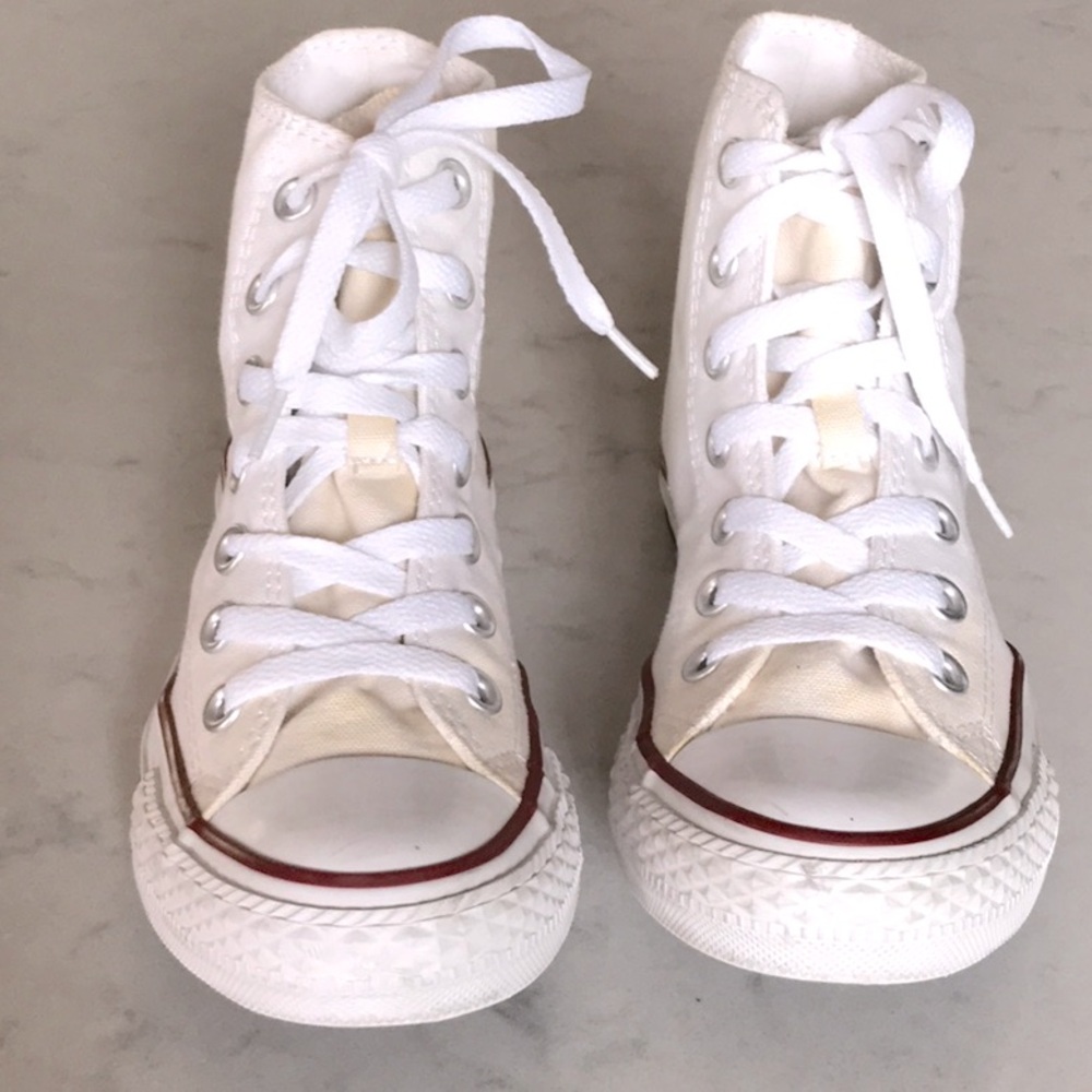 White High-Top Sneakers